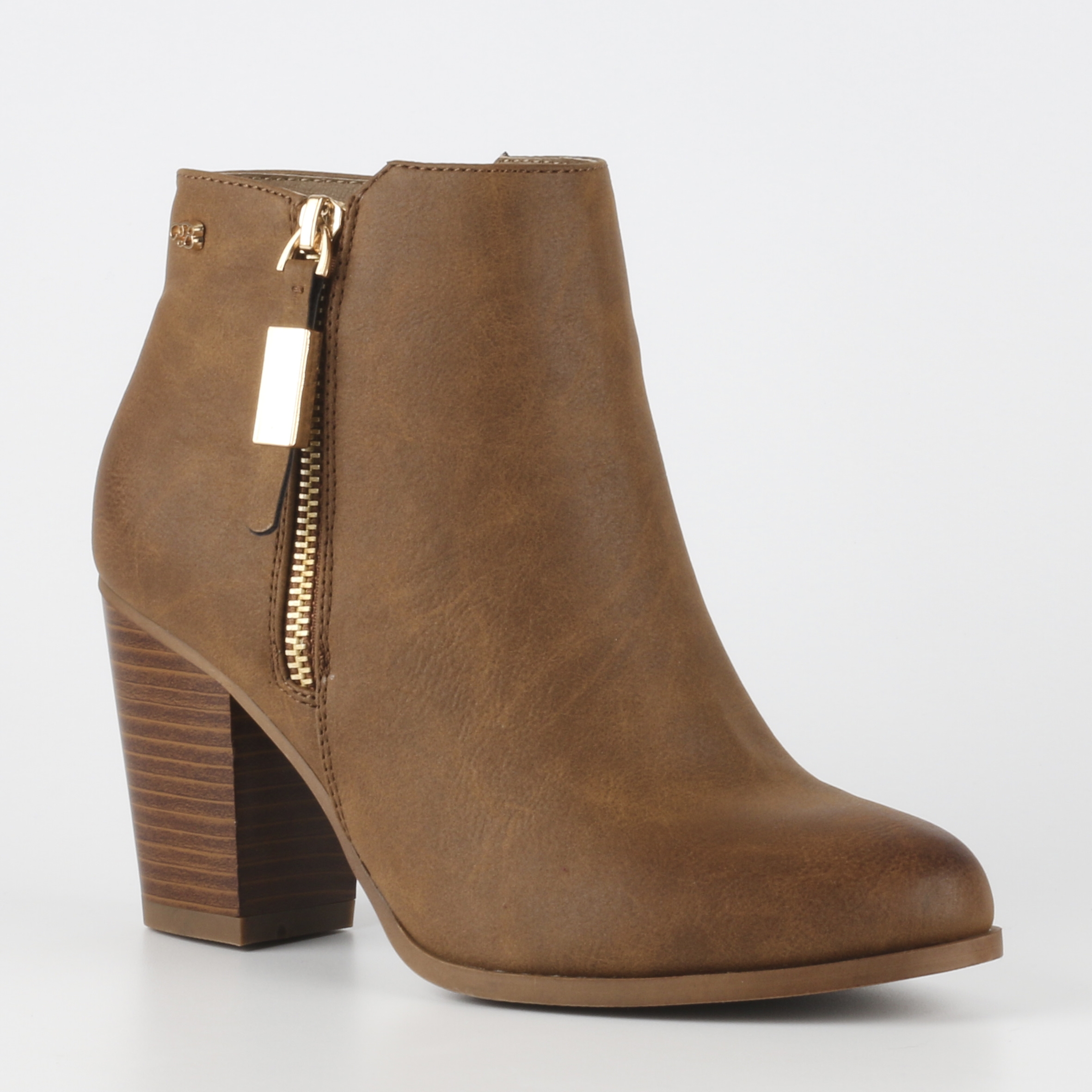 Ladies Choc Ankle Boots with Heel