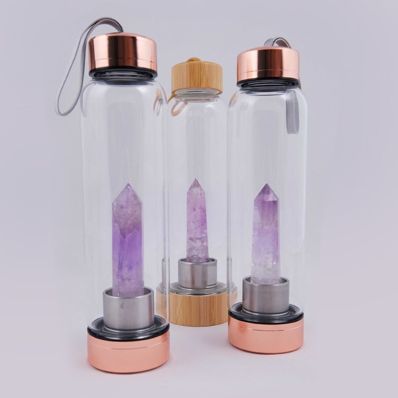 Amethyst (Bamboo or Rose gold)