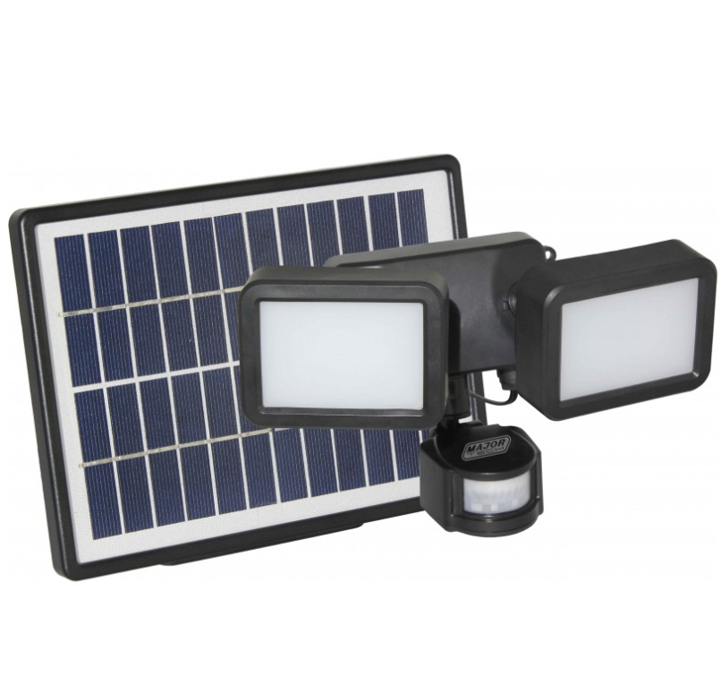 8W Solar LED Floodlight with PIR