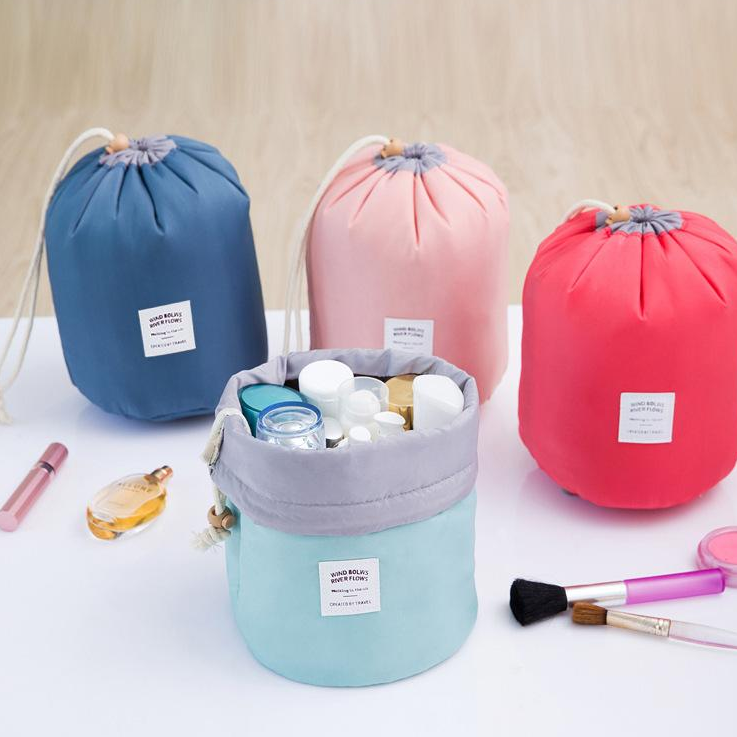 Waterproof Travel Barrel Cosmetic Organiser