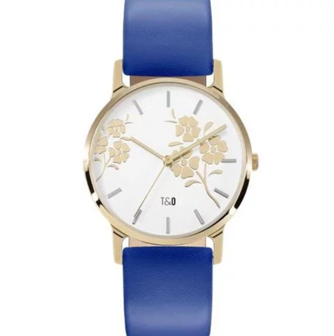 Gold, White & Blue