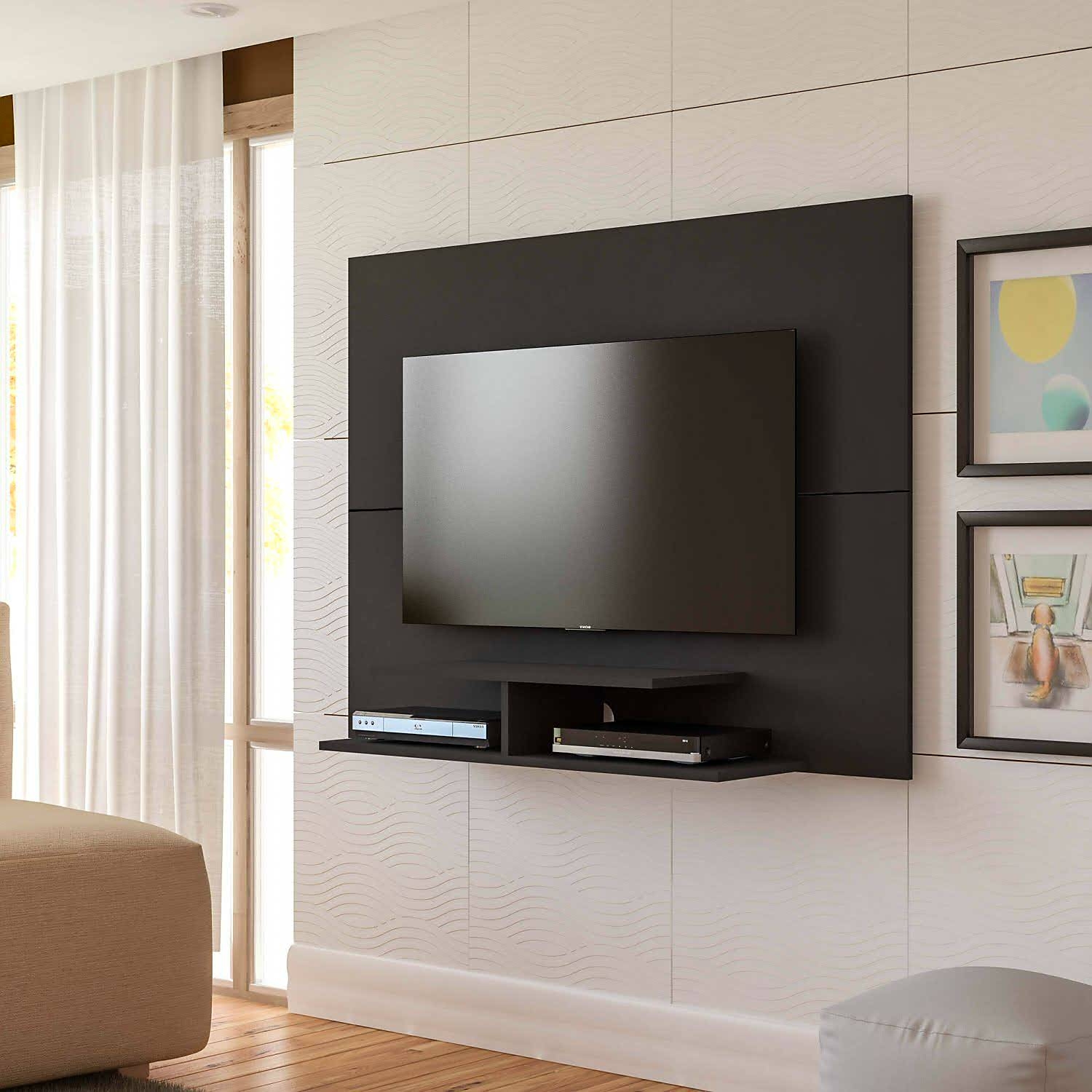Madrid Wall Mounted Plasma Floating Feature