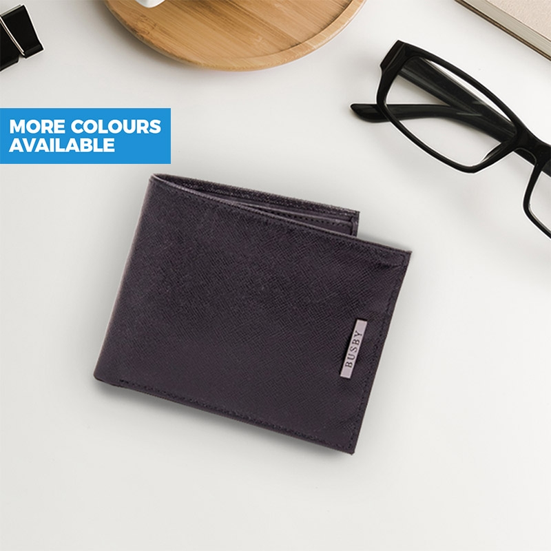 Genuine Leather Saffron Billfold Wallet with RFID Protection