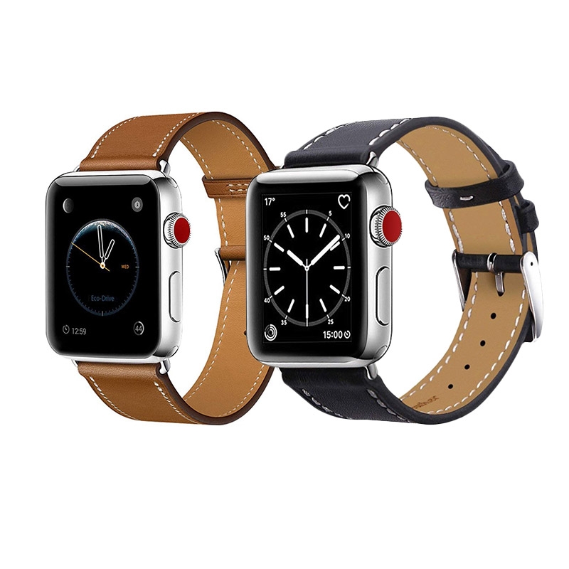 Leather Replacement Band for Apple Watch
