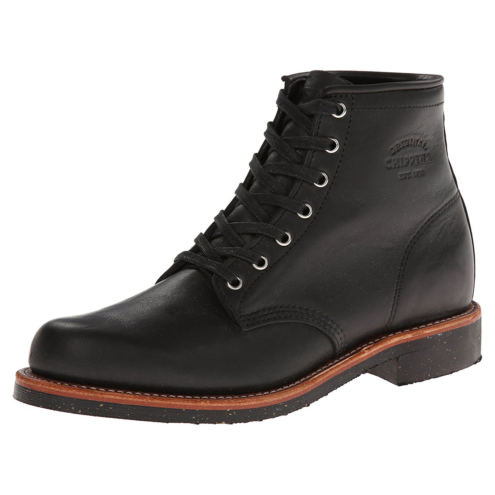 Mens General Utility Service Leather Lace Up Boots