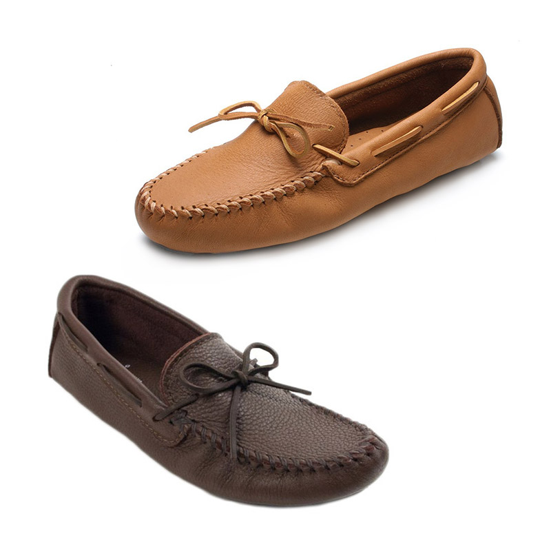 Men's Genuine Moosehide Driving Moccasins