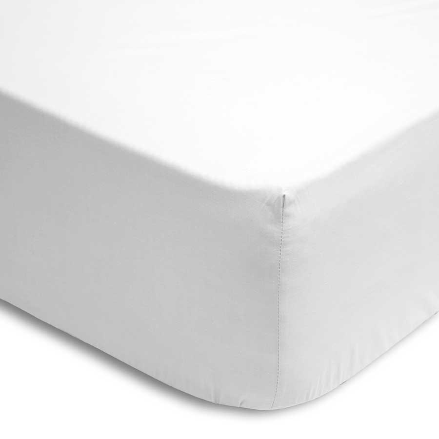 200 Thread Count Hospitality Percale Fitted or Flat Sheets (Standard or Extra Length)