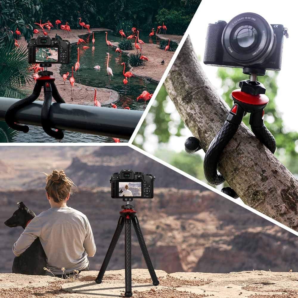 Premium Waterproof Flexible Tripod for GoPro, Phone or DSLR Camera
