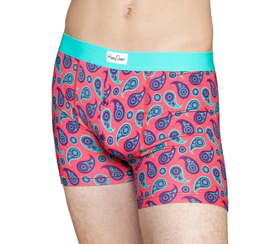 Men's Peachy Paisely Boxer Briefs