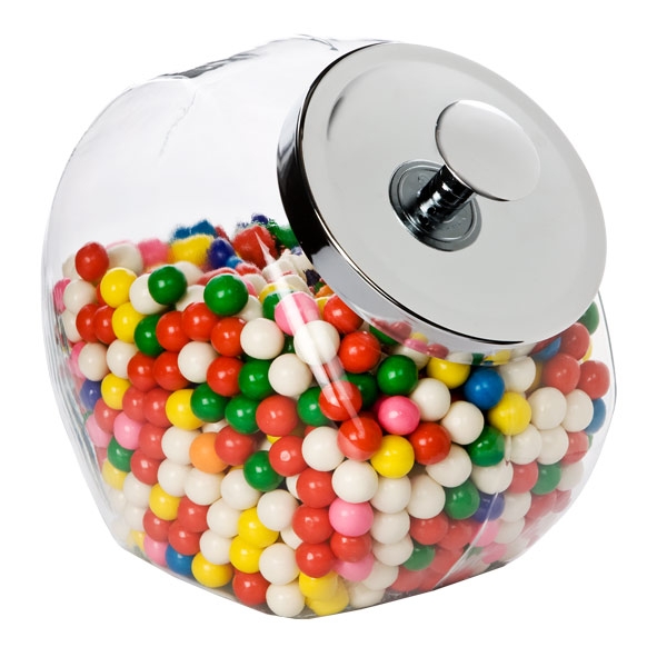 Penny Candy Jar with Chrome Cover (1900ml or 3790ml)