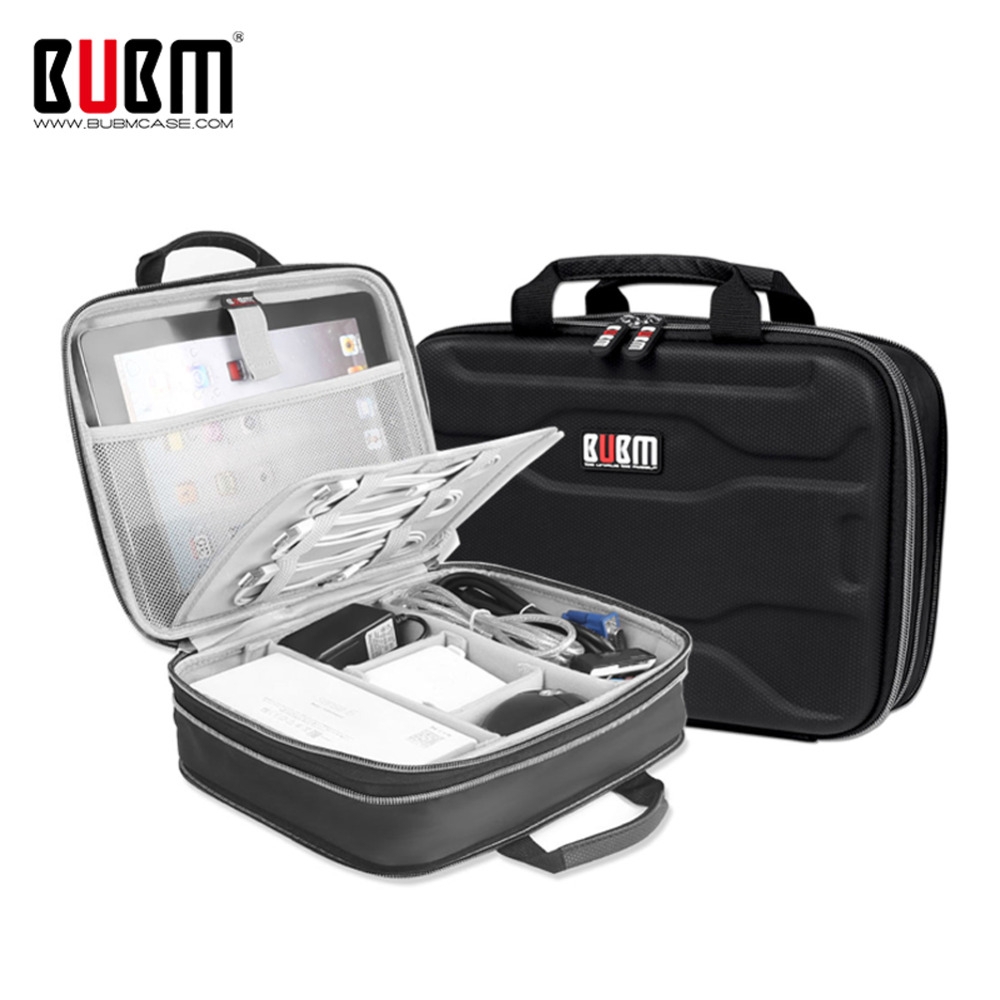 Expanding Hardshell Electronics Organizer Case