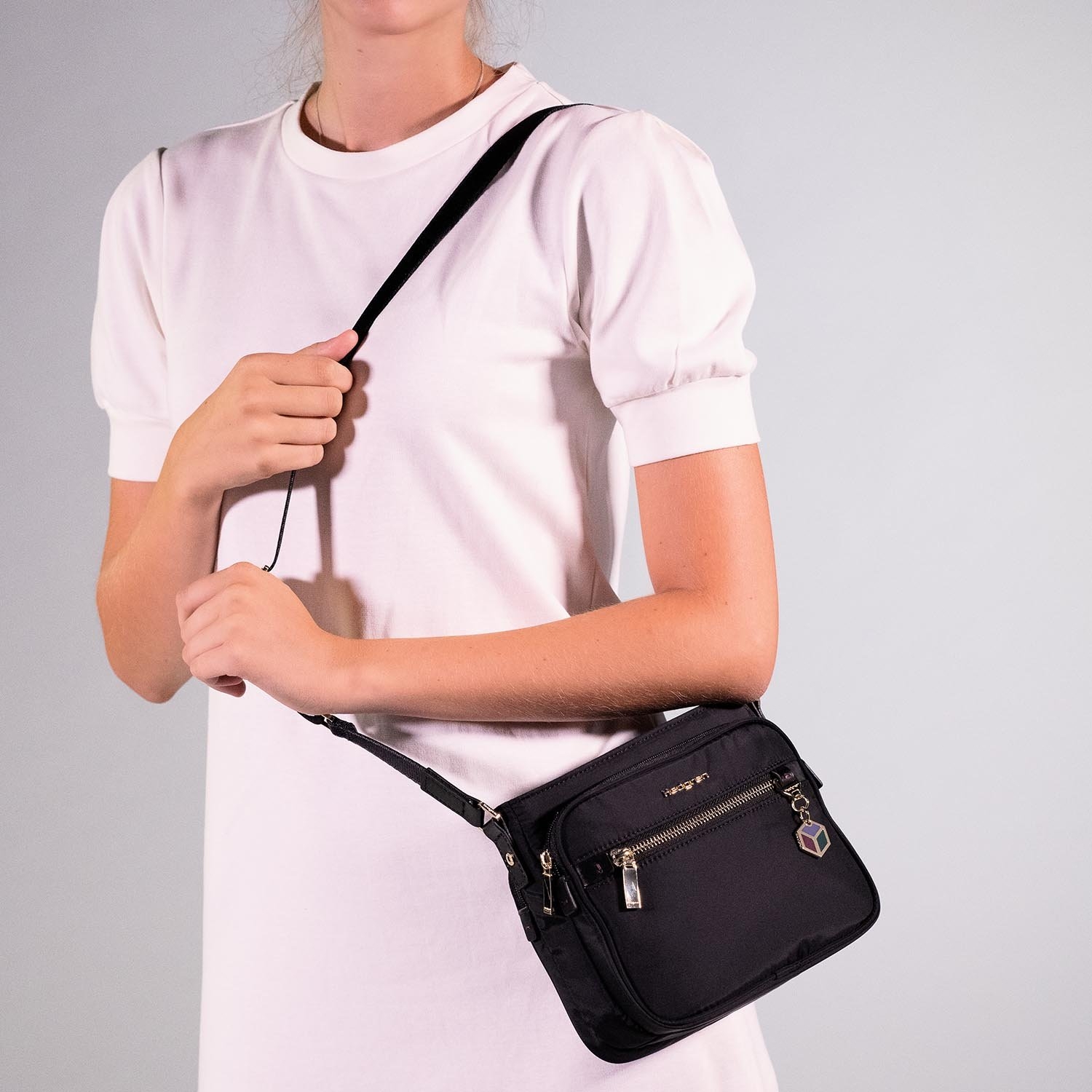 Charm Multi-Pocket Crossover Bag