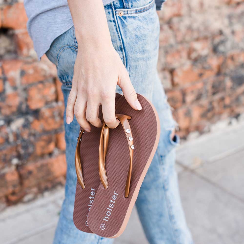Ladies Holiday Flip Flops