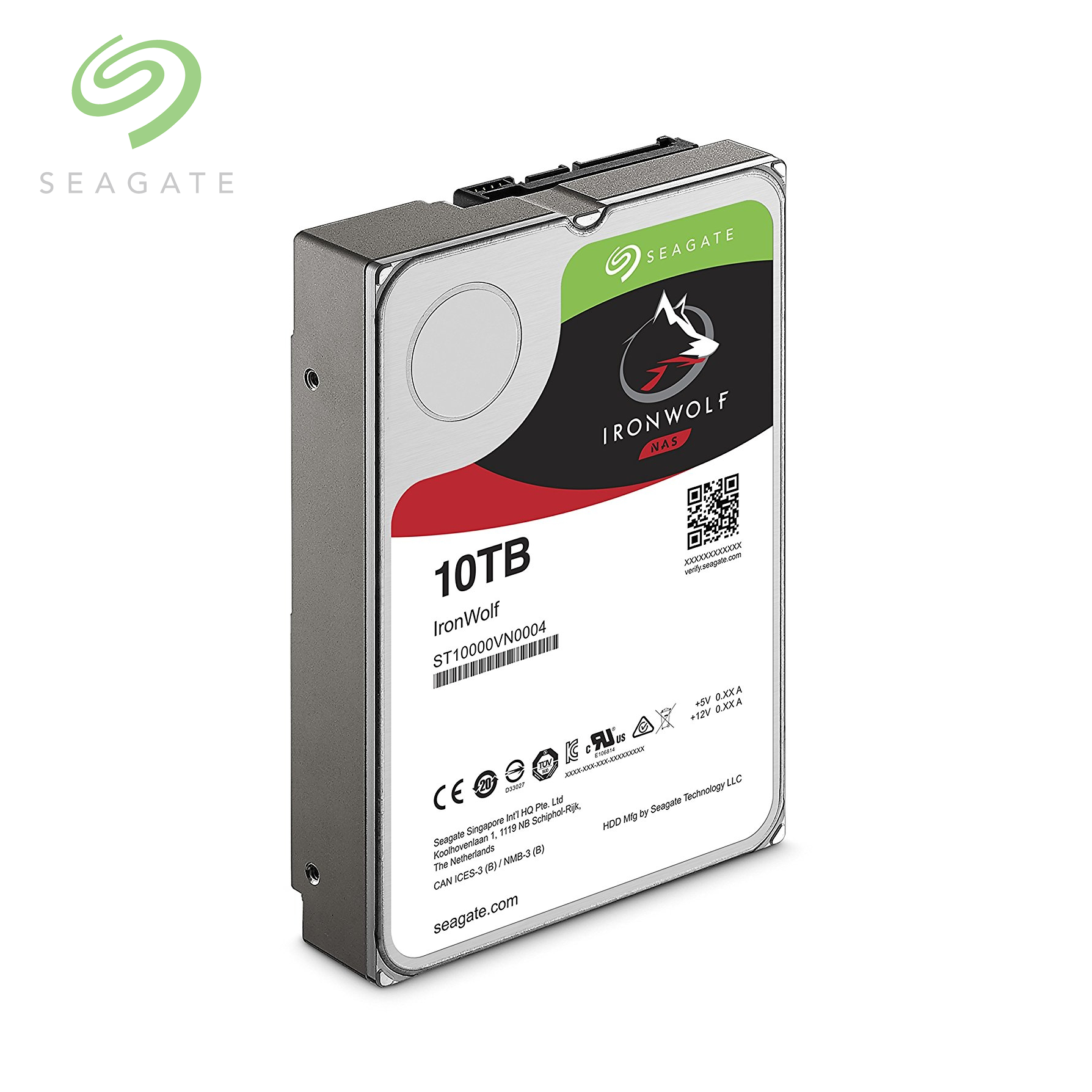 10TB Ironwolf 3.5" NAS Internal Hard Drive