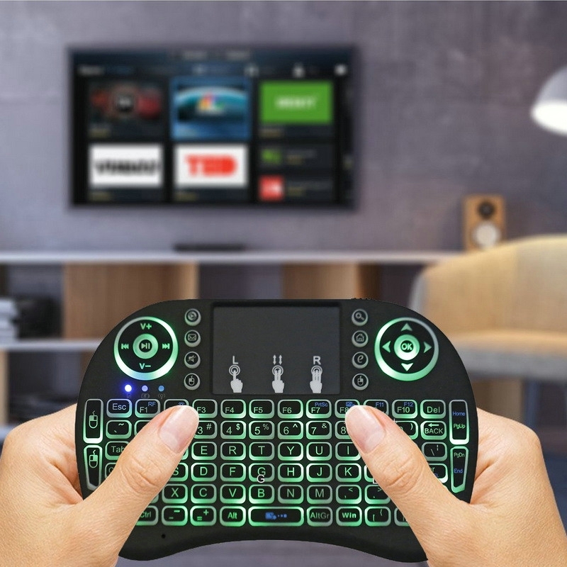 Wireless Mini Handheld Keyboard with Touch Pad Function Mouse