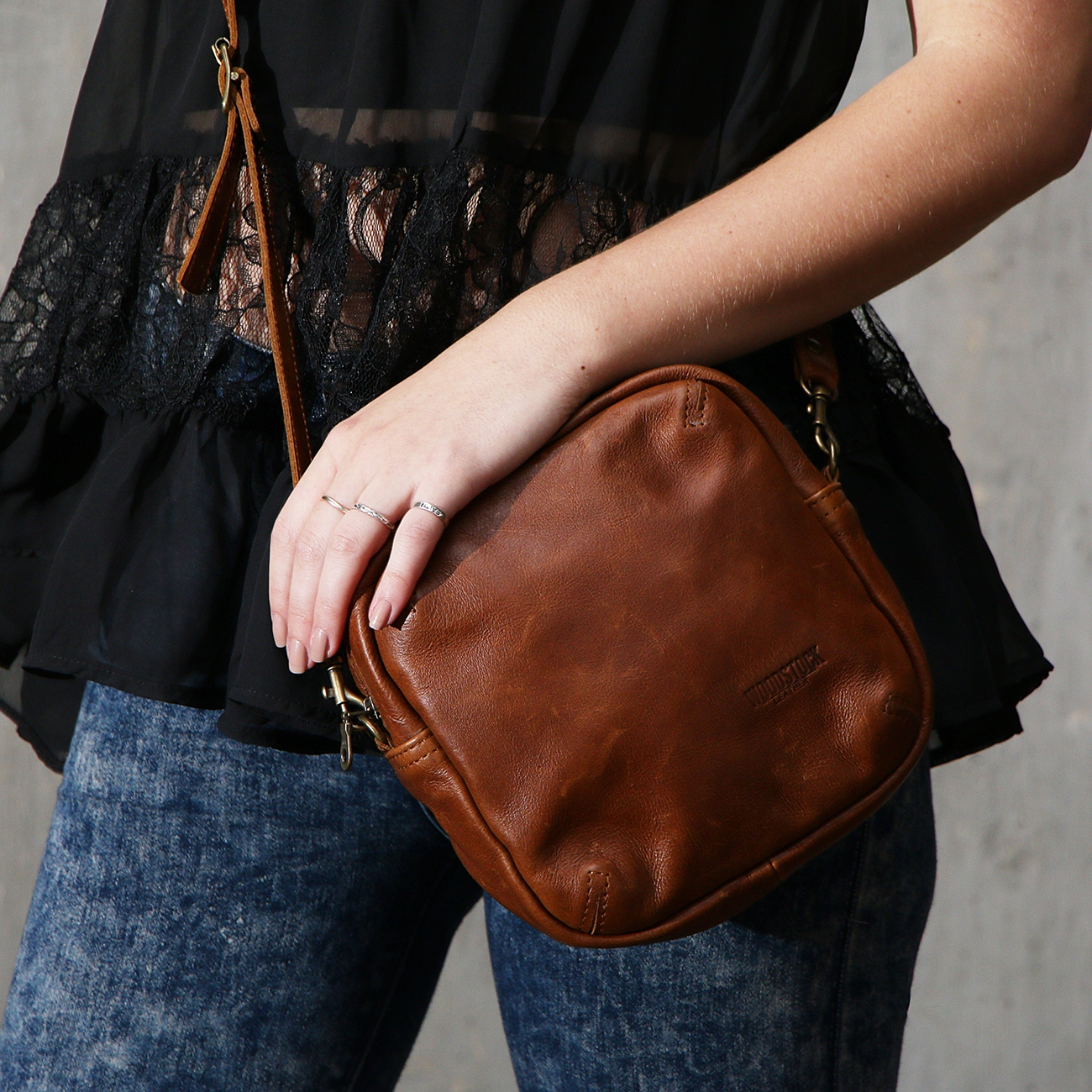 Ellie Leather Sling Bags