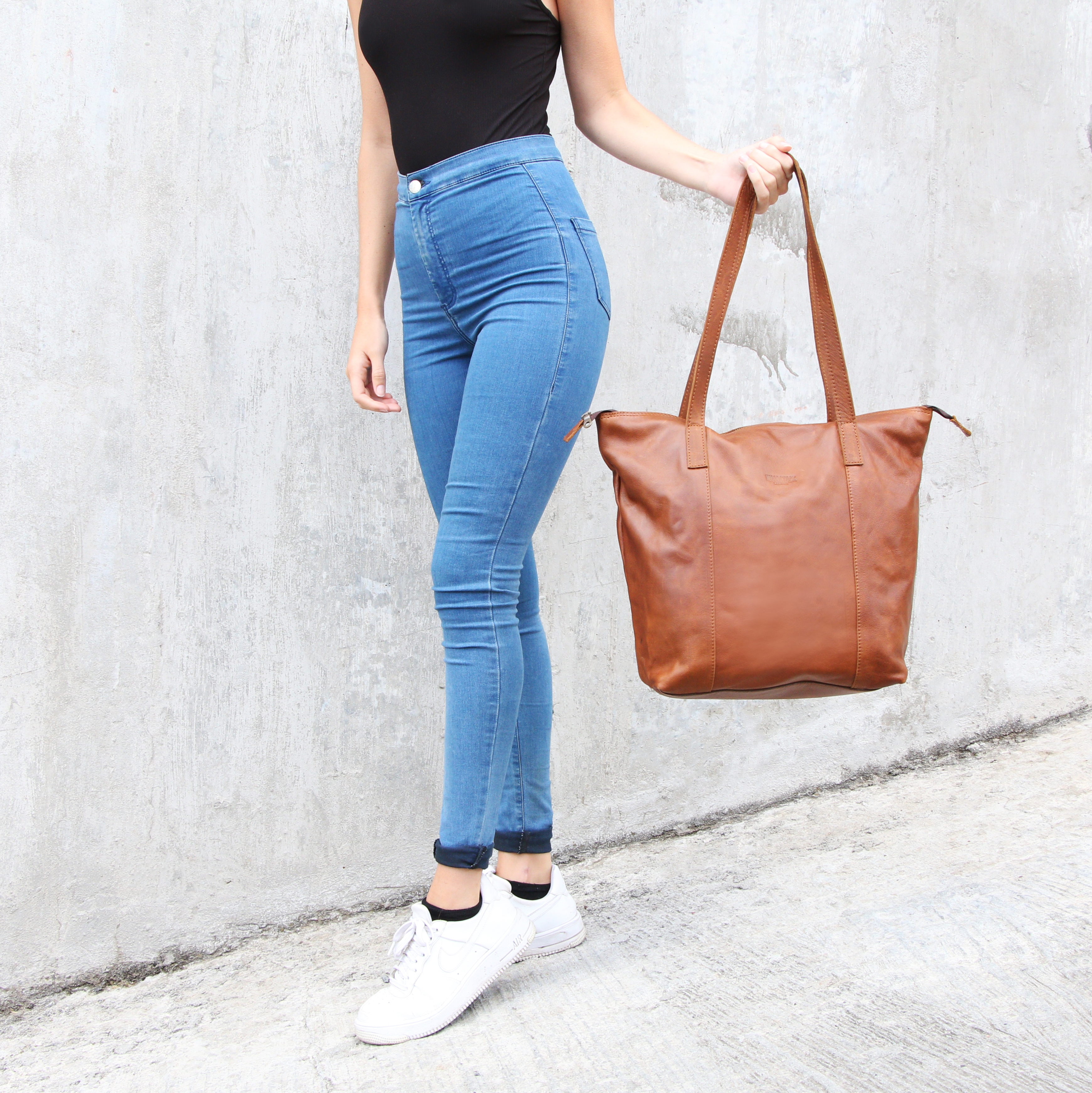 Genuine Leather Helena Tote Bags