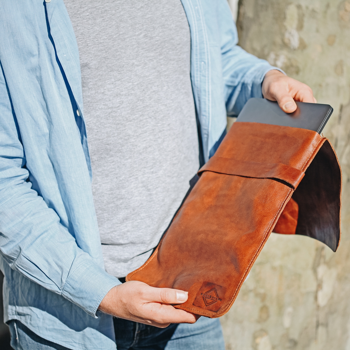 Genuine Leather Laptop Sleeve