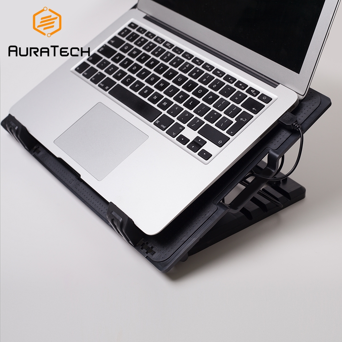 Ergo Laptop Cooling Fan & Height Adjustment Stand