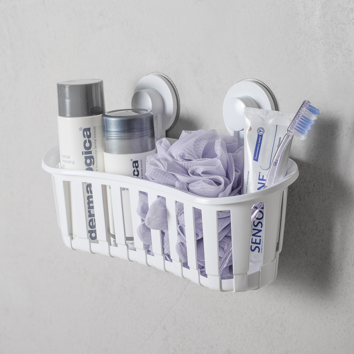 Storage Basket with Suction Cups