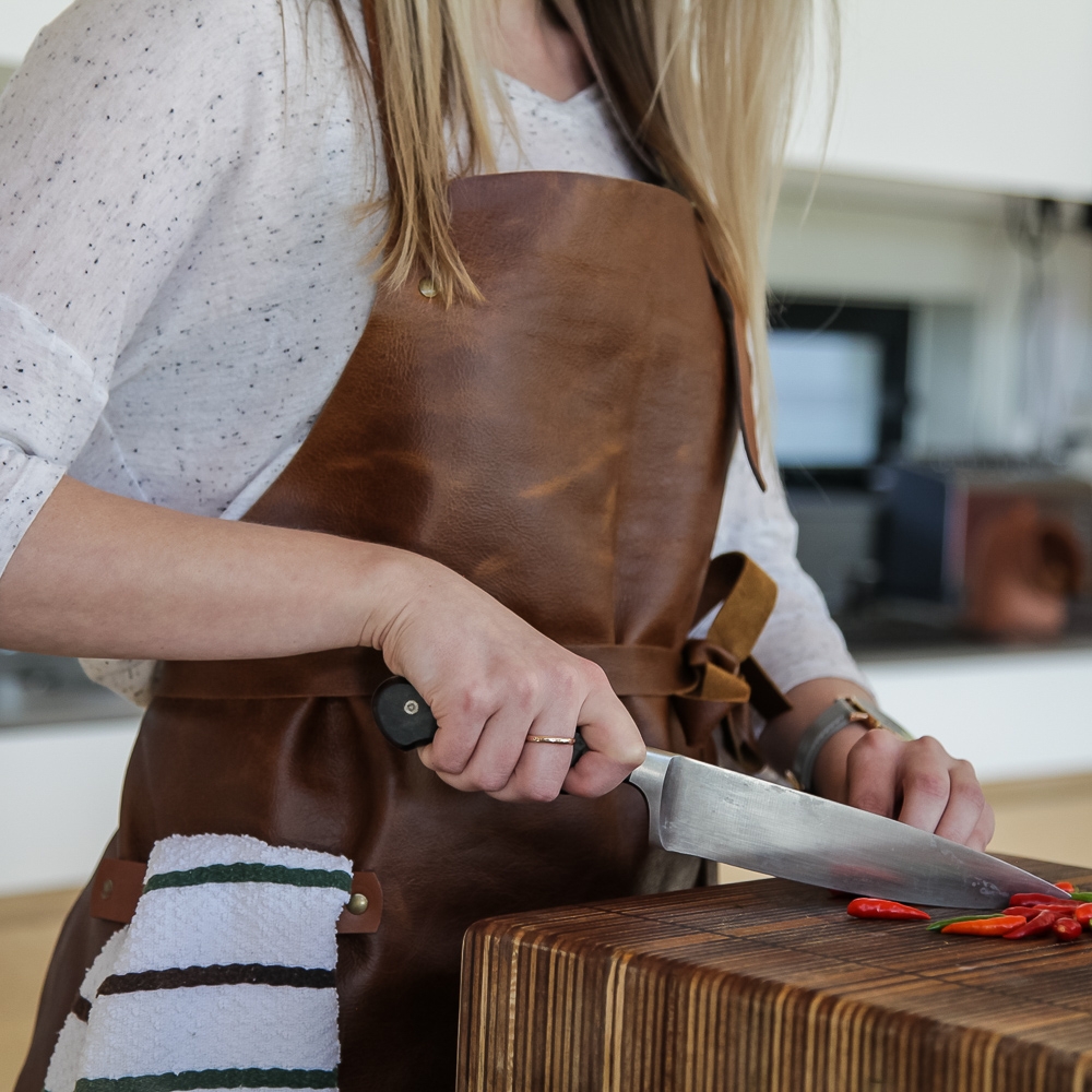 Genuine Leather Barista Apron