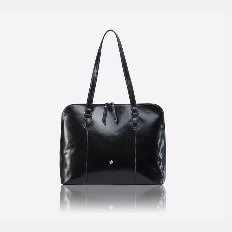 Ladies RFID Secure Oxford Leather 13" Laptop Briefcase