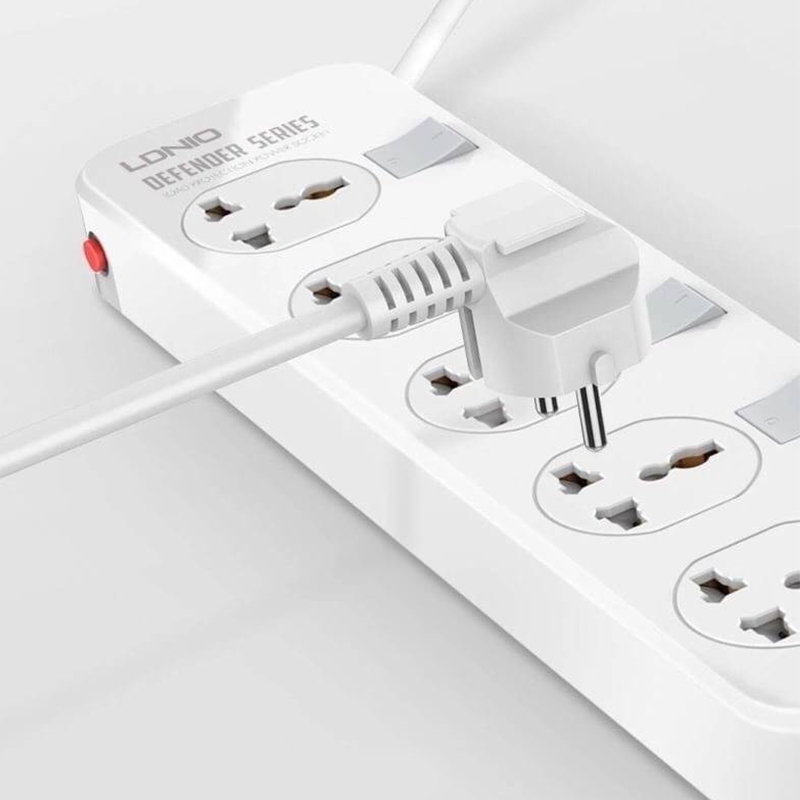 5 Socket Plug Defender Series