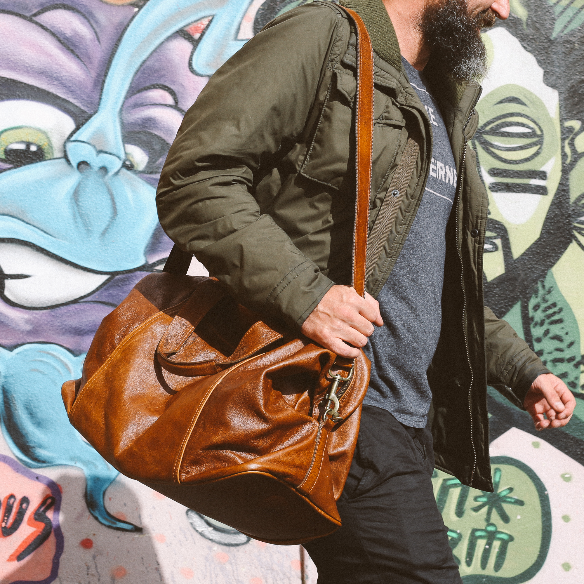 Genuine Leather Duffel Bags