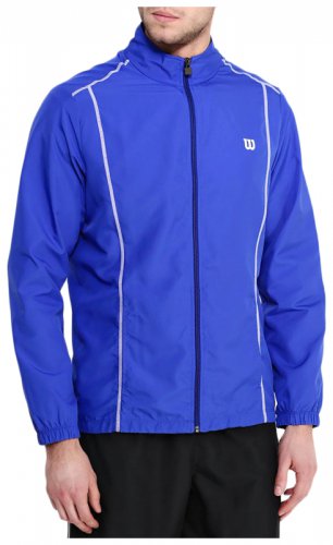 Men's Woven Warm Up Tracksuit- Blue Iris