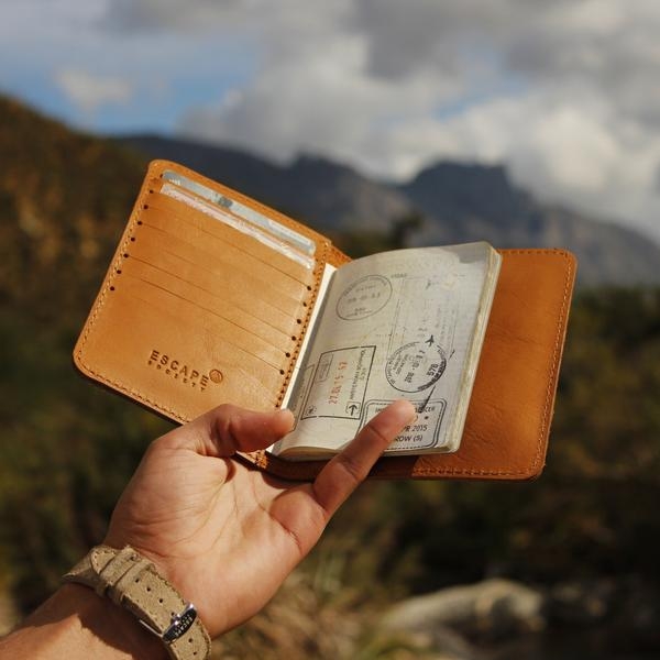 Full Grain Leather Passport Holder