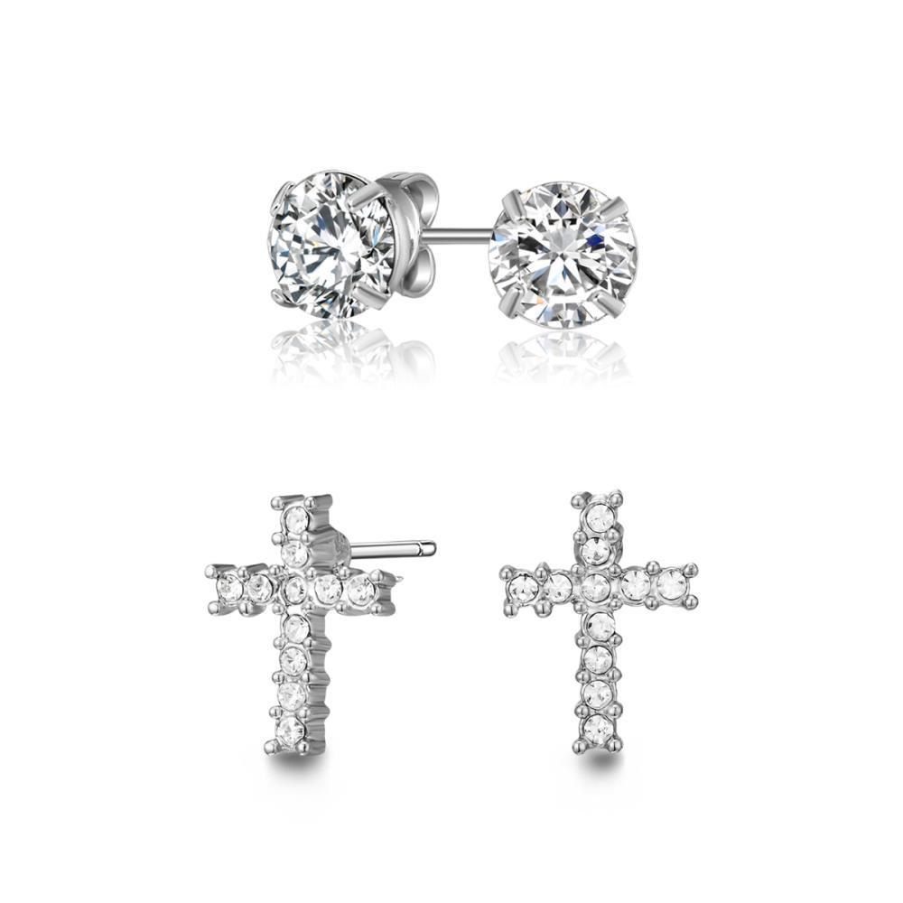 Rhodium-Tone Plated
