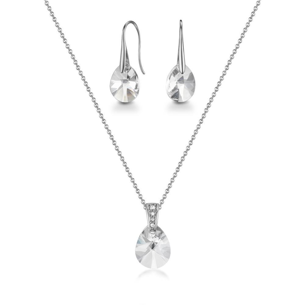 Rhodium-Tone Plated Set