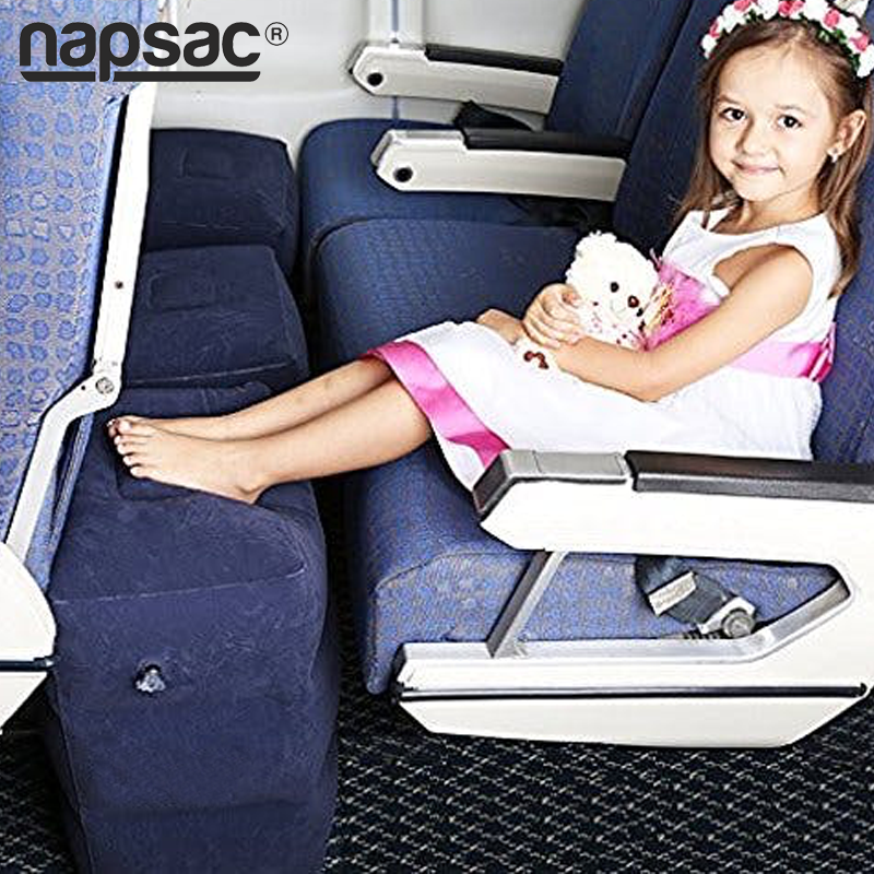 Children's Inflatable Travel Pillow & Footrest