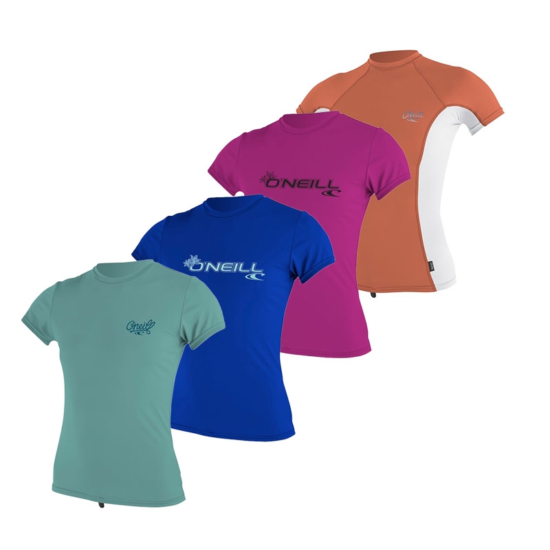 Ladies Short Sleeve Rash Vests