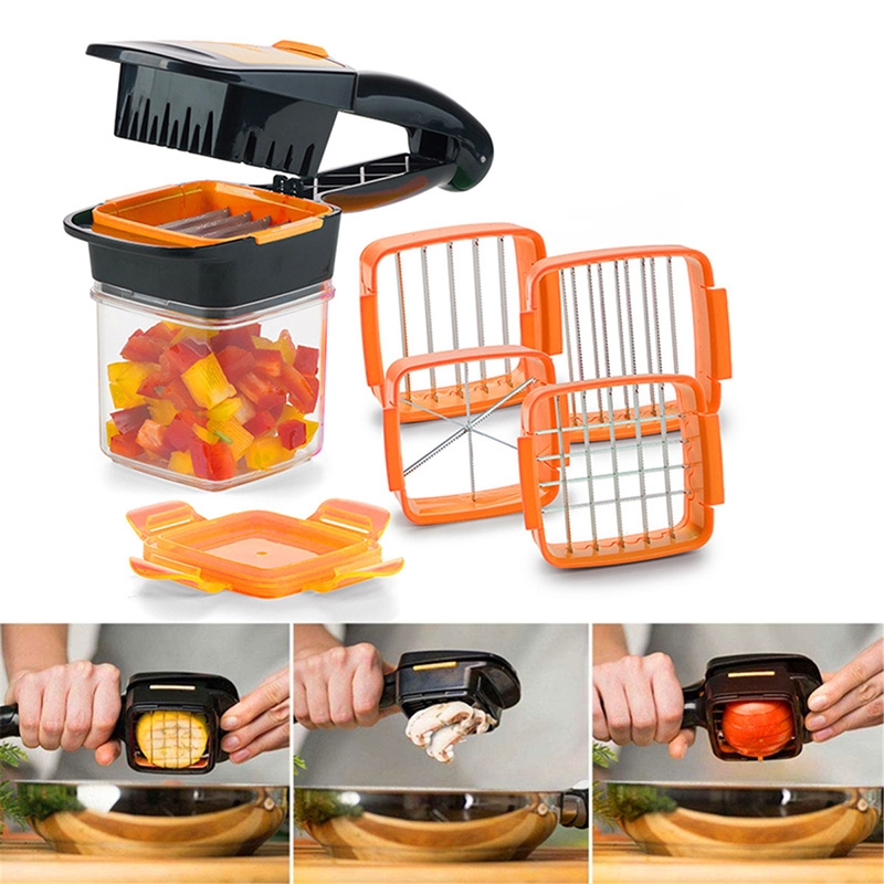 Quick Dicer with 5 Interchangeable