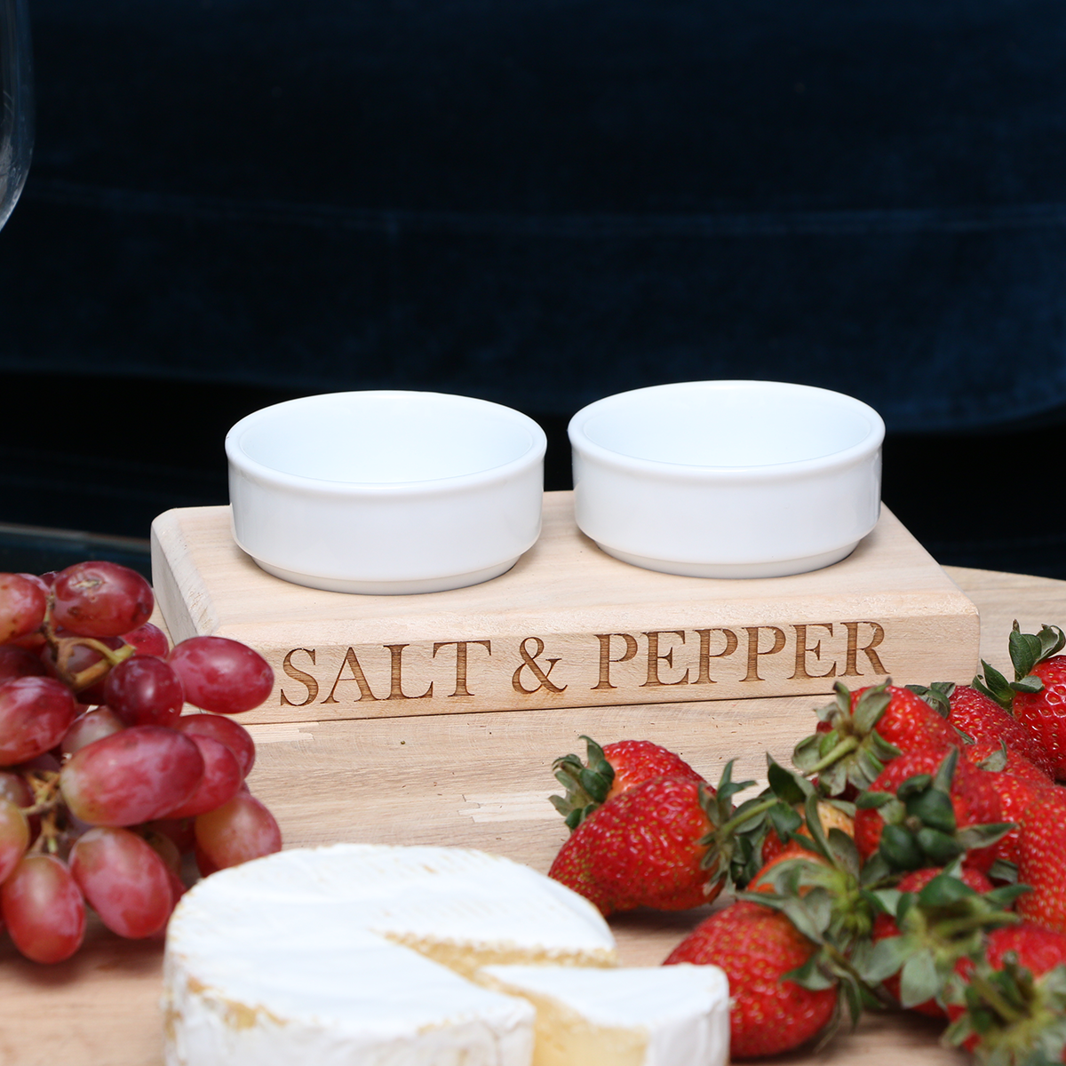 Salt & Pepper With Tray
