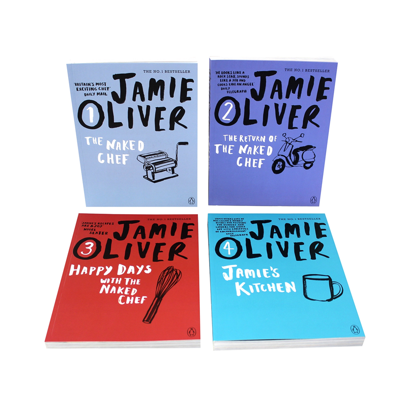 The Naked Chef Cook Book Collection (4 Books)