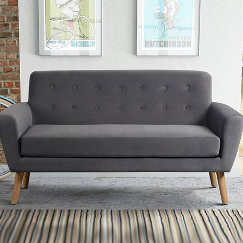 Sexton Sofa With Wooden Legs