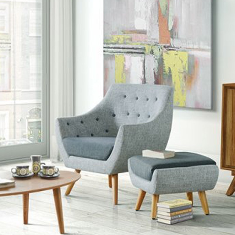 Two Toned Poet Armchair