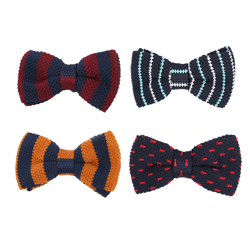 Knitted Bow Ties (More Colours Available)
