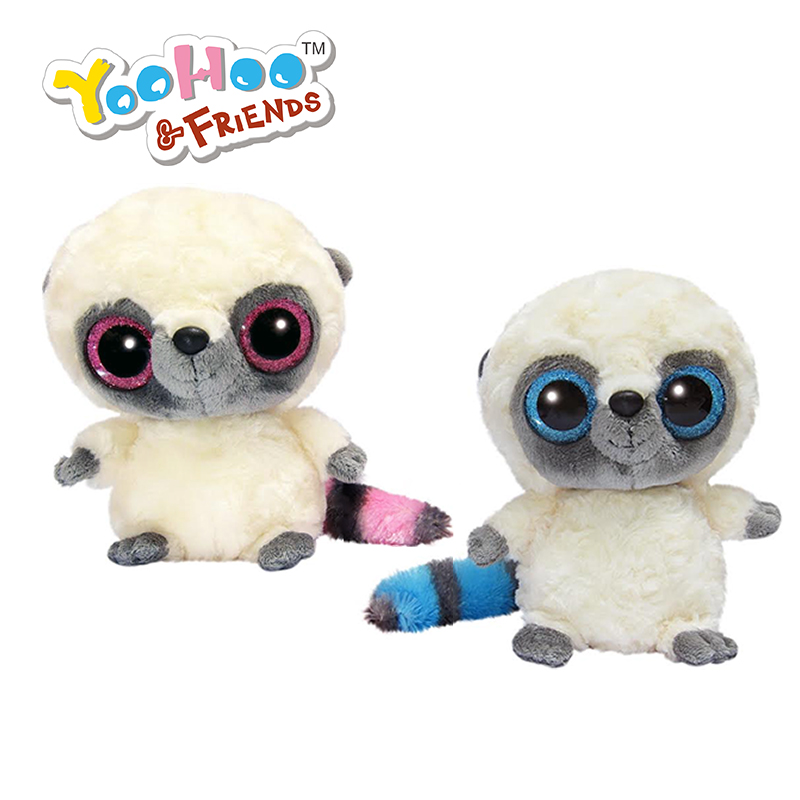 Plush Toy with Glitter Eyes