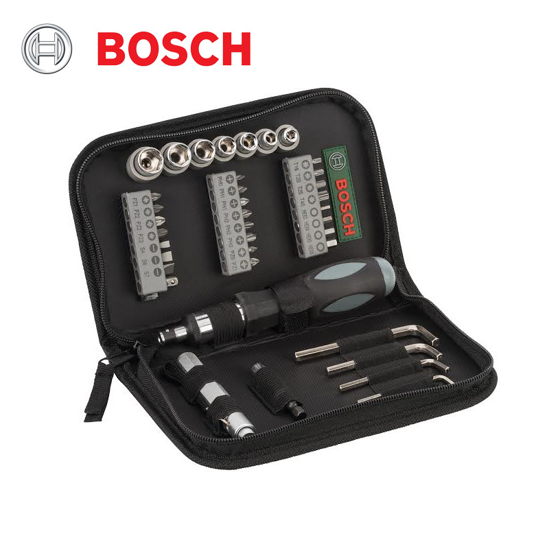 38-Piece Screwdriver Bit Set + Sockets + Allen Keys