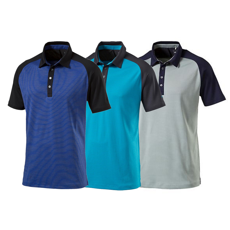 Mens Tailored Saddle Polo Shirt