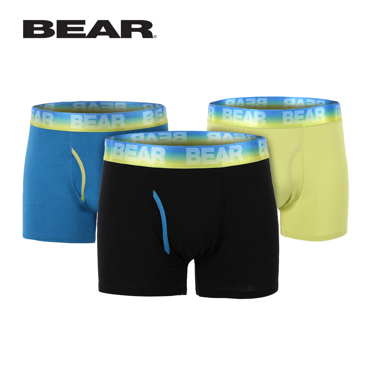 Pack of 3 Men's Basic Bodyshorts with Binding