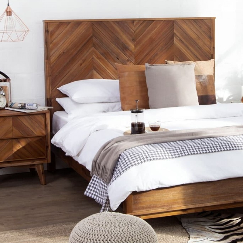 Acacia Wood Bed Base