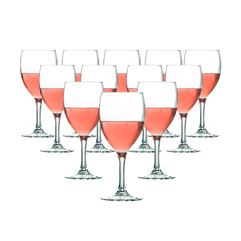 Set of 12 - Elegance Wine Glasses (250ml)
