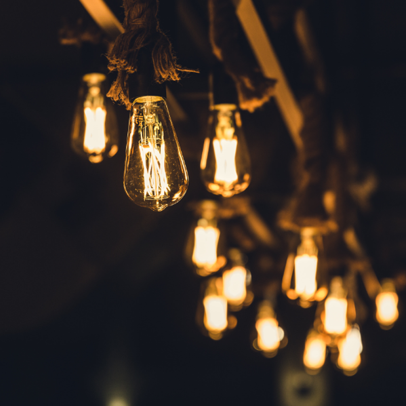 Set of 2 Vintage 1906 Edison 4W LED Light Bulbs