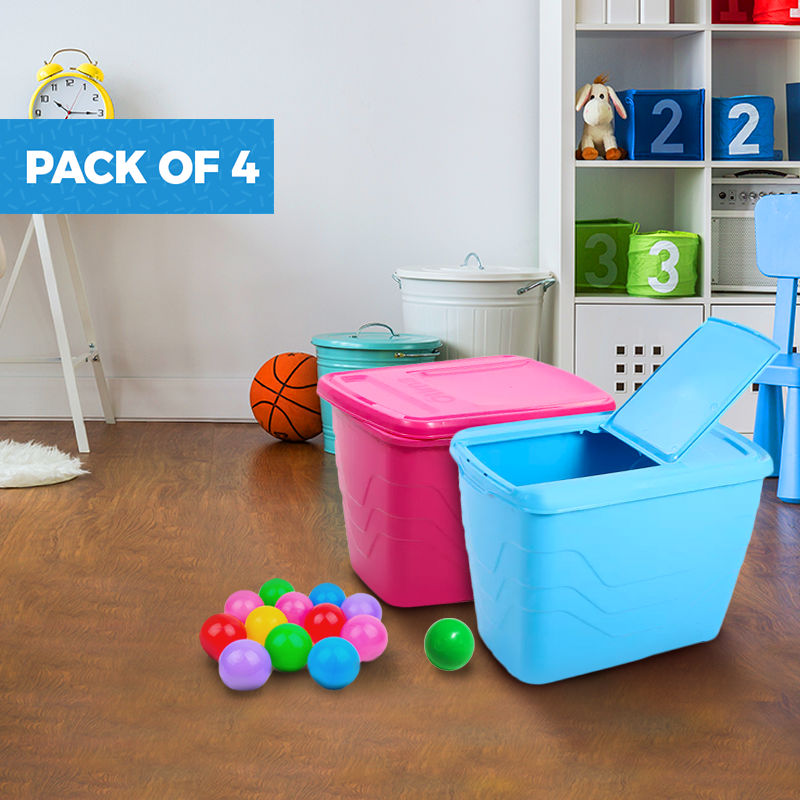 Pack of 4 20L or 40L Multi-purpose Storage Containers