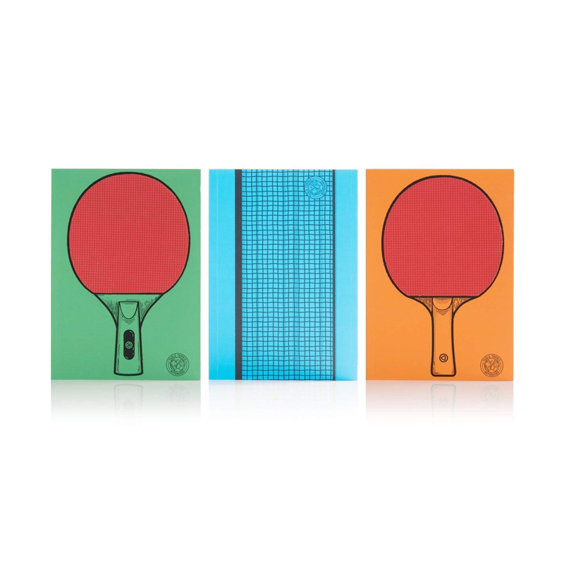 Set of 3 Table Tennis Notebooks