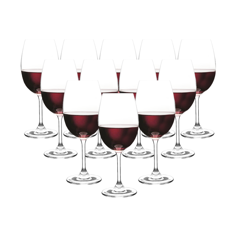 Set of 12 450ml Red Wine Glasses